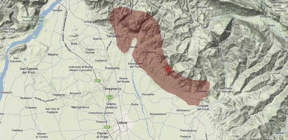 Zona Produzione Refosco di Faedis